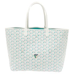 Goyard Goyardine Coated Canvas and Leather Saint Louise Claire Voie PM Tote
