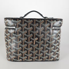 Goyard Goyardine Muse Vanity Case Black