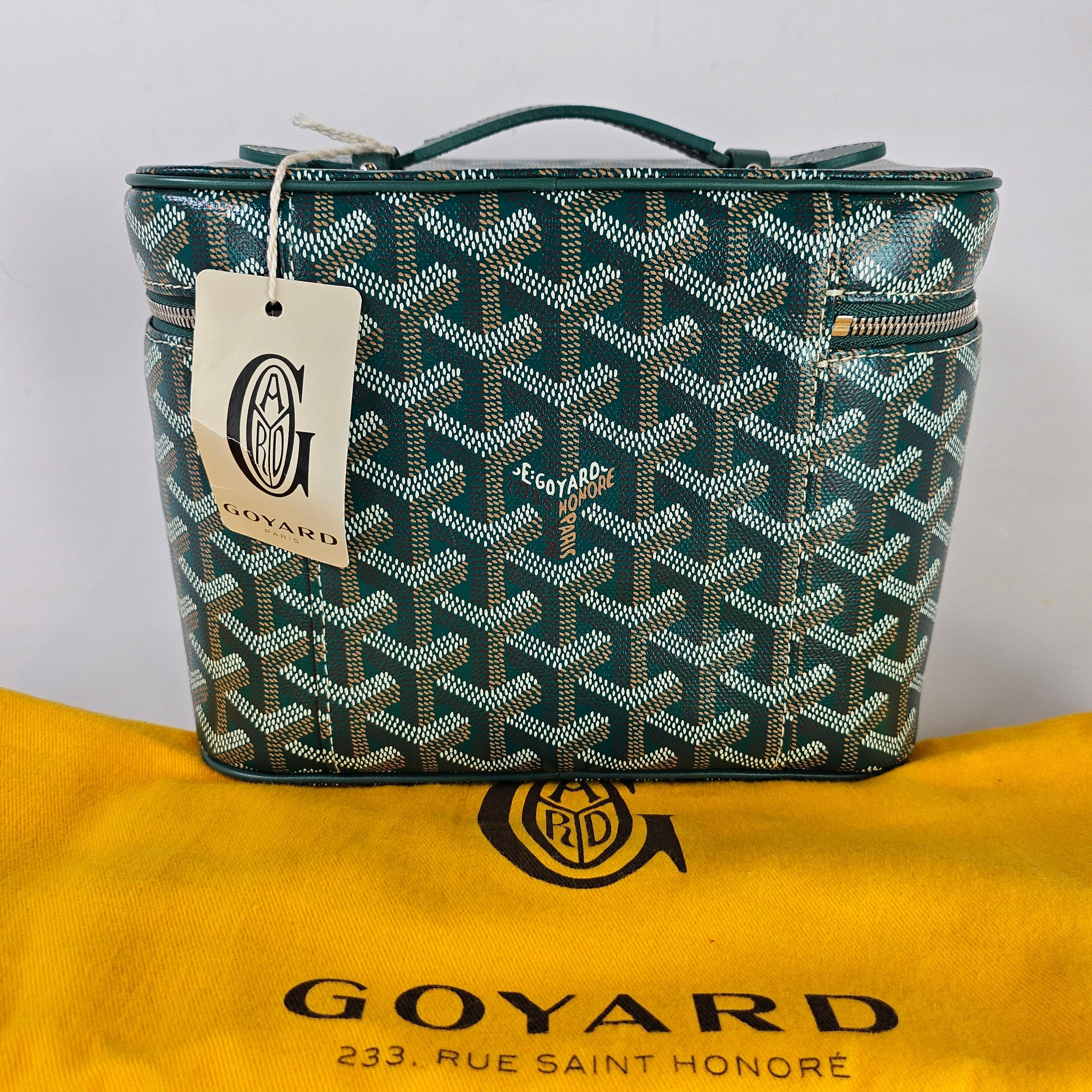 Men's Goyard Goyardine Muse Vanity Case Green