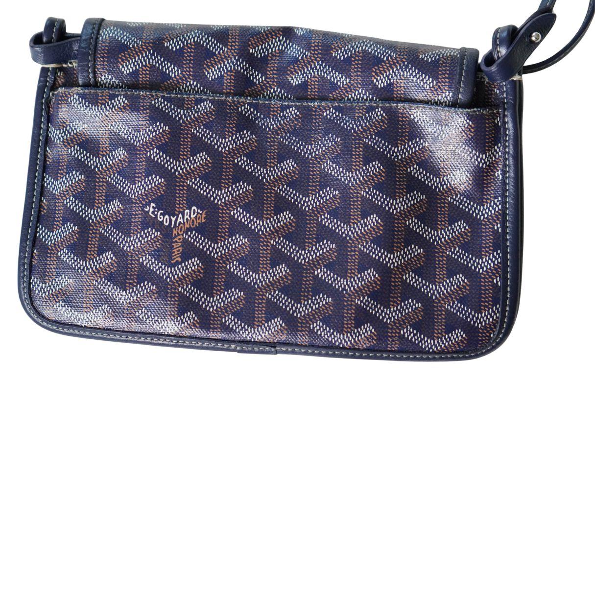 Goyard Goyardine Plumet Navy Crossbody Wallet Clutch en venta 4