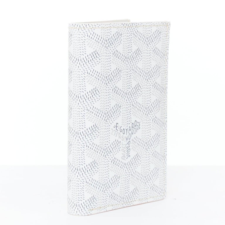 Goyard Saint Pierre Card Holder White GOYARD Goyardine Saint