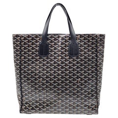 Goyard Goyardine Voltaire III Large Canvas Tote Bag Unisex – Black