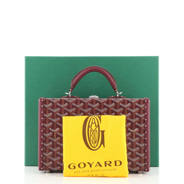 Goyard Grand Hotel Trunk Bag Coated Canvas PM