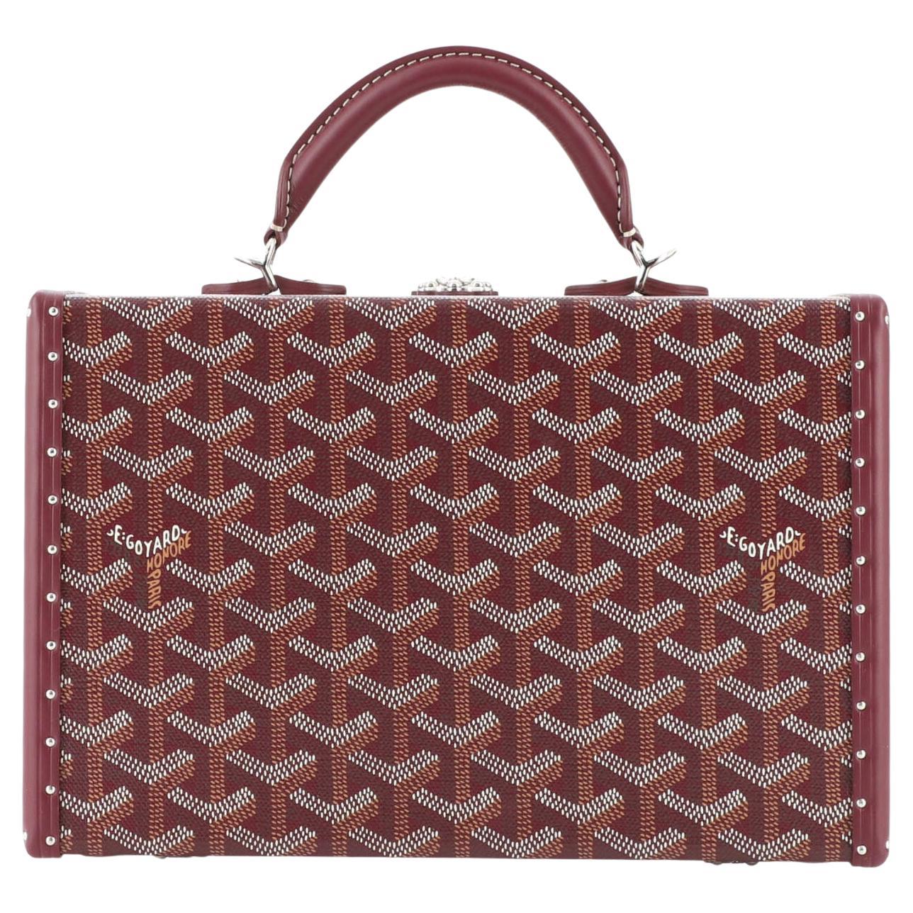 Goyard Grand Hotel Trunk Bag Coated Canvas PM