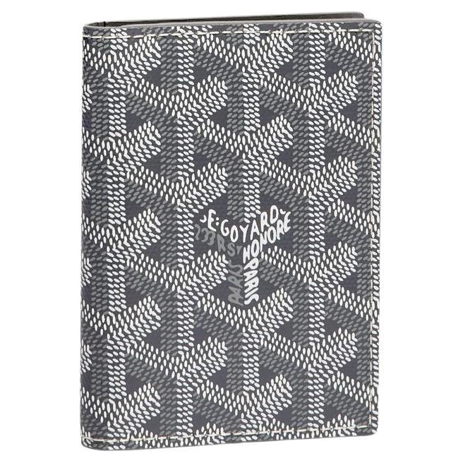 MATIGNON MINI WALLET 11 IN GRAY GOYARDINE CANVAS AND CALFSKIN main image 1
