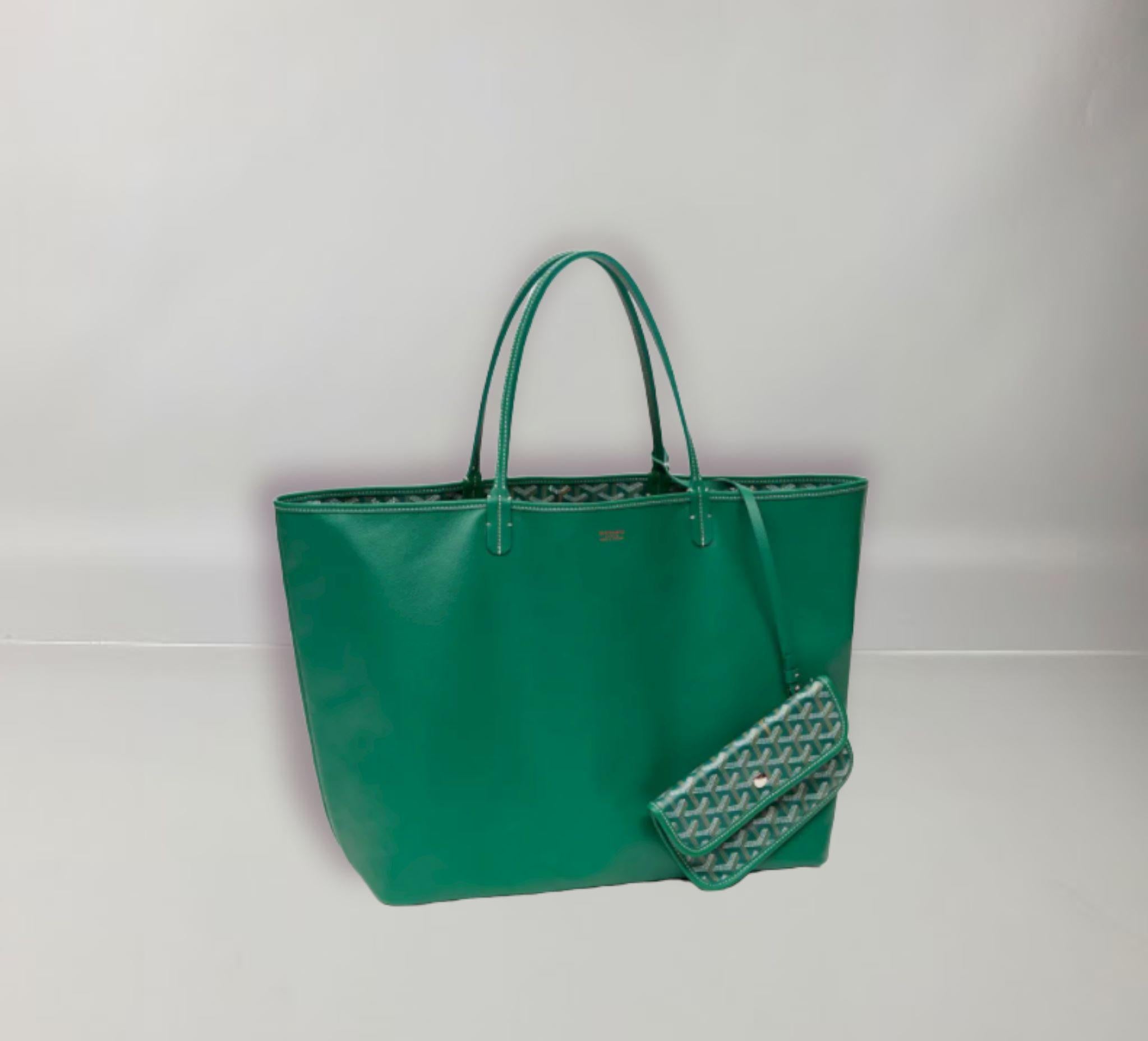 Goyard Green Anjou GM Bag In New Condition In Nicosia, CY
