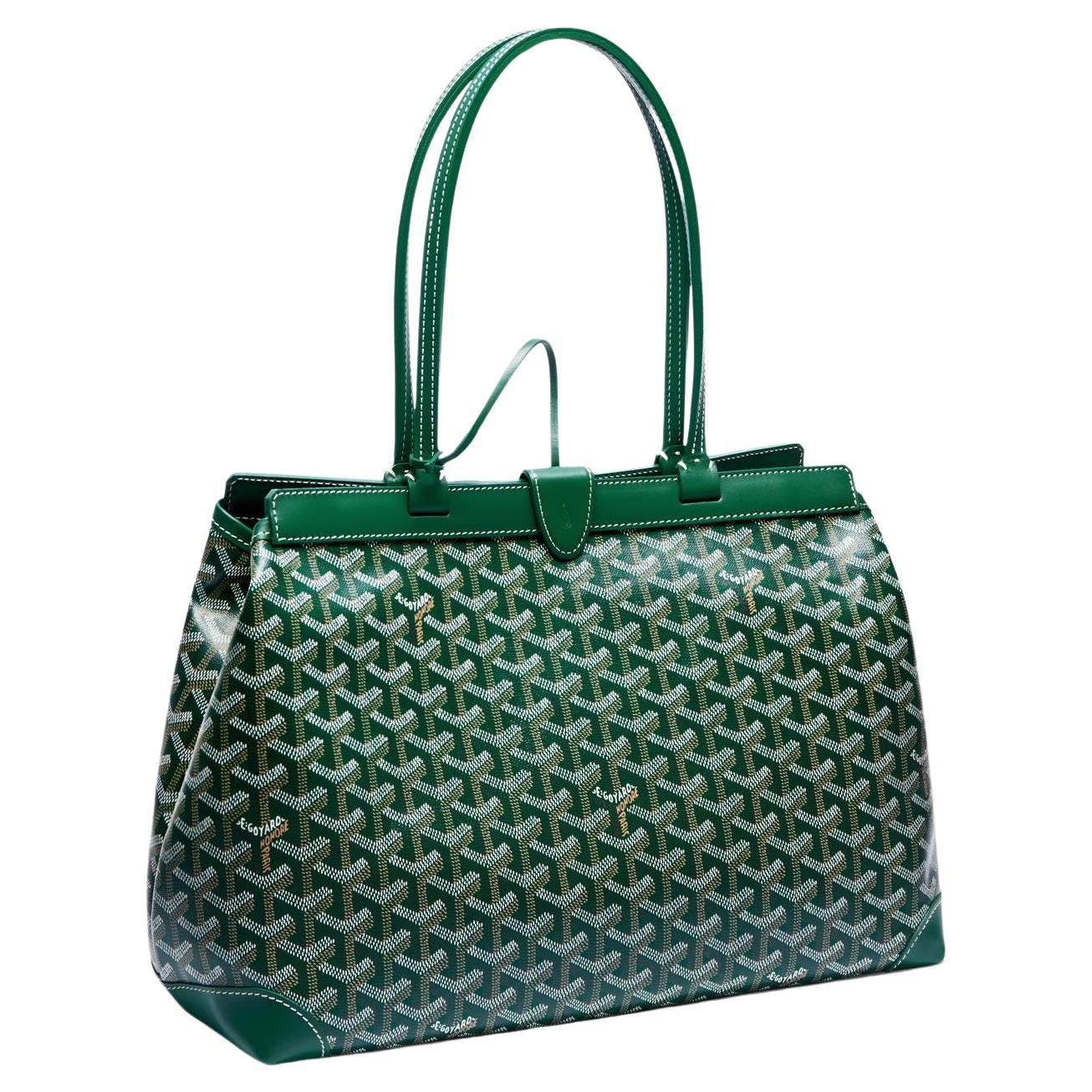 Goyard Green Goyardine Coated Canvas and Leather Okinawa GM Tote at 1stDibs goyard okinawa