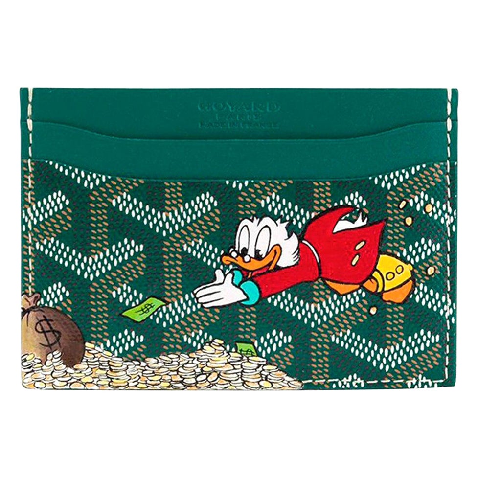 Goyard Green Customized Slotcard Wallet Saint-Sulpice