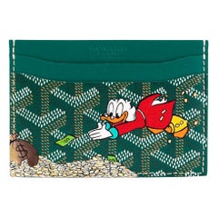 Goyard - Portefeuille Slotcard vert sur mesure Saint-Sulpice