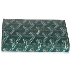 Goyard Green Goyardine Canvas Saint Pierre Card Holder