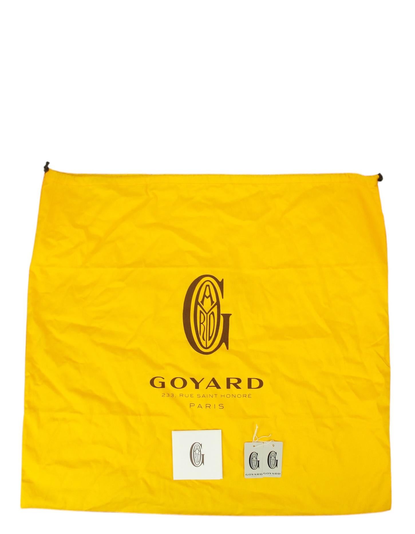 Goyard Green Goyardine Canvas St. Louis GM Tote Bag For Sale 6