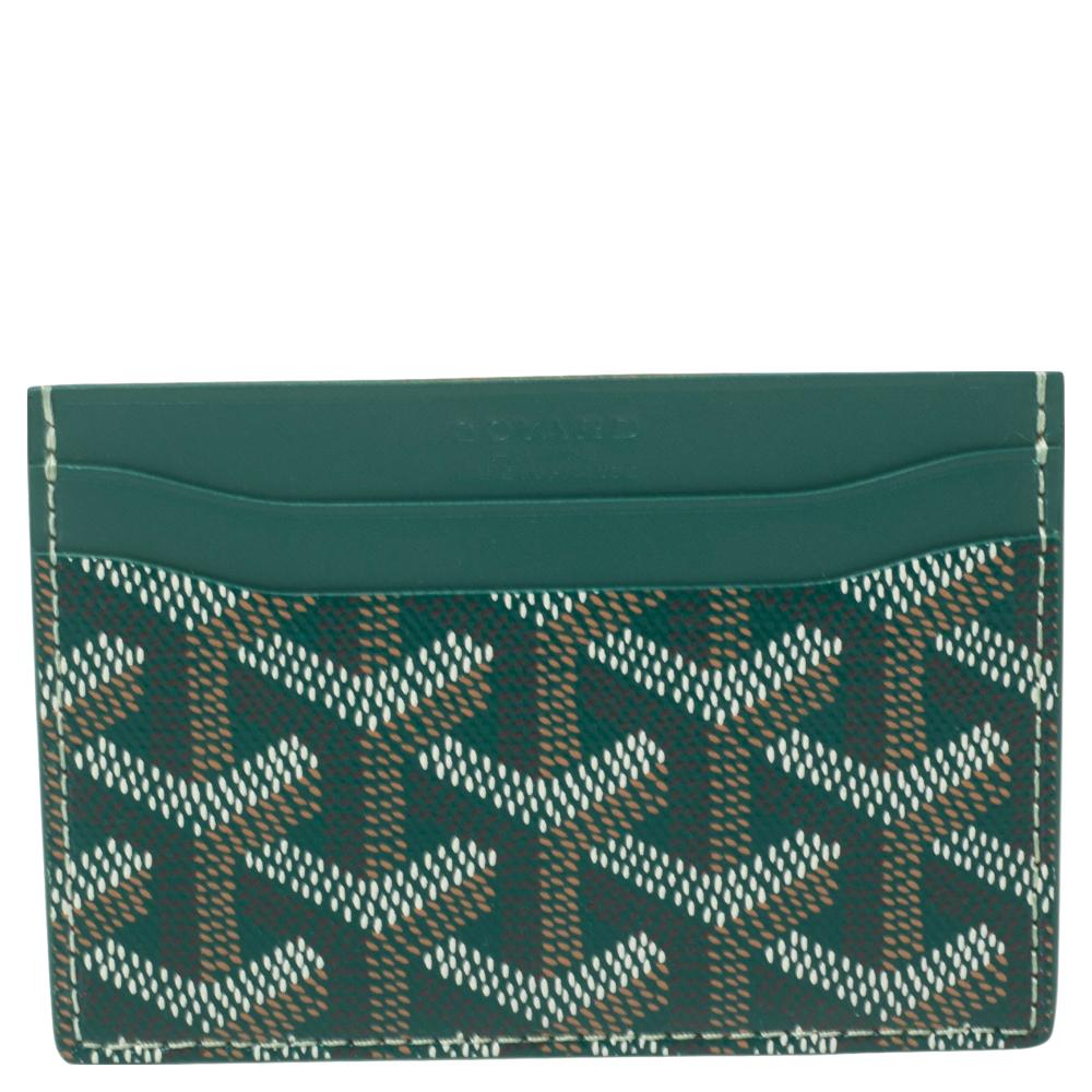 Named after the Saint Sulpice Church located in Paris and made popular by Dan Brown's best-selling novel The Da Vinci Code, Goyard's cardholder symbolizes art and culture along with being a versatile accessory. Made in France from the label's