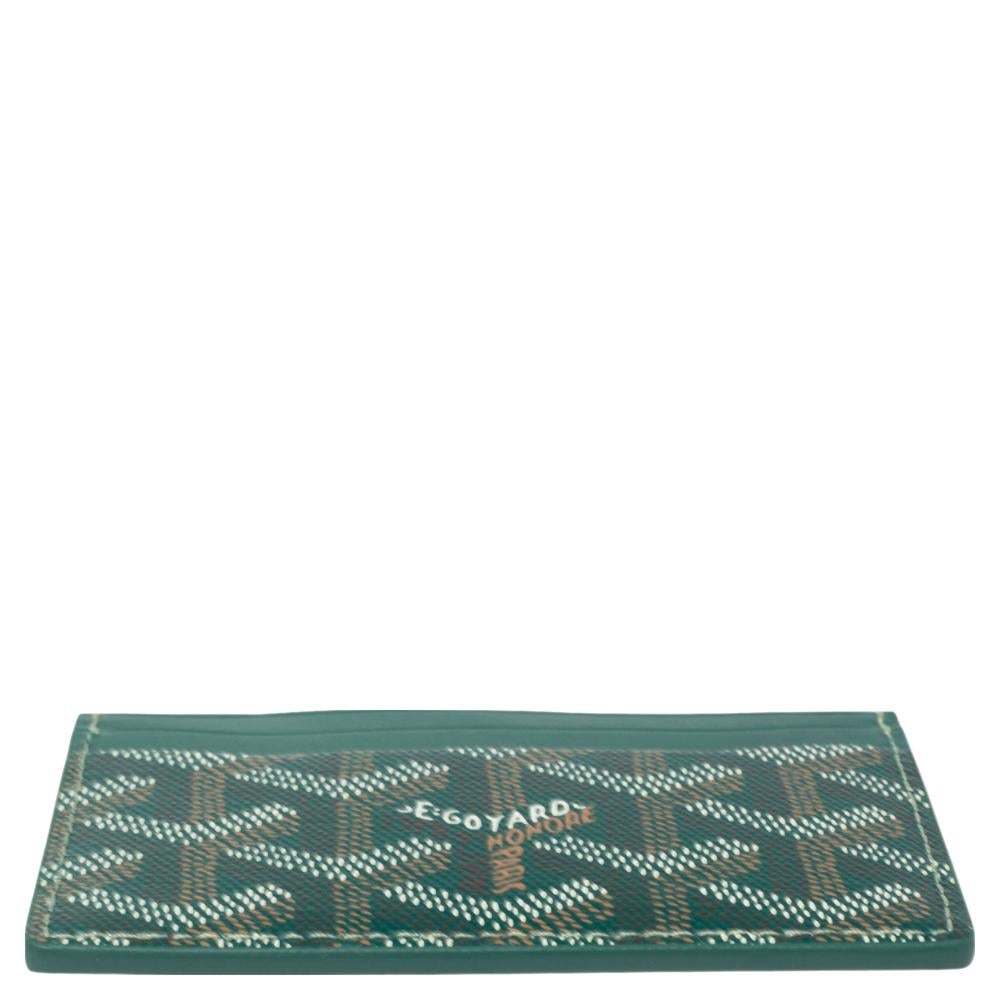goyard victoire wallet green