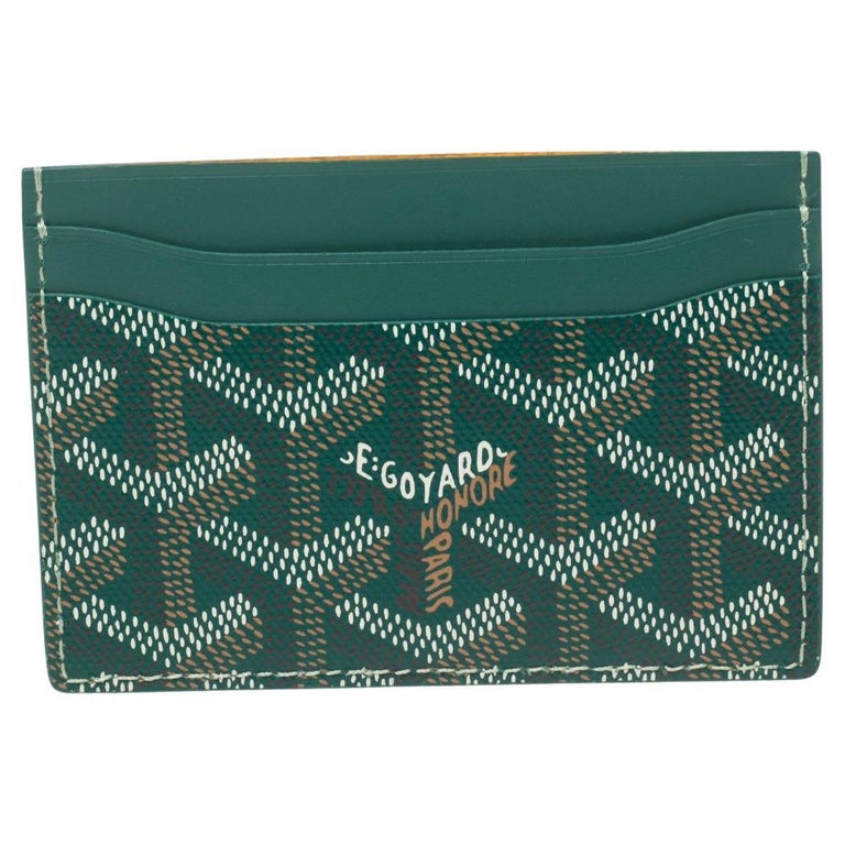 GOYARD SAINT SULPICE GREEN CARD HOLDER