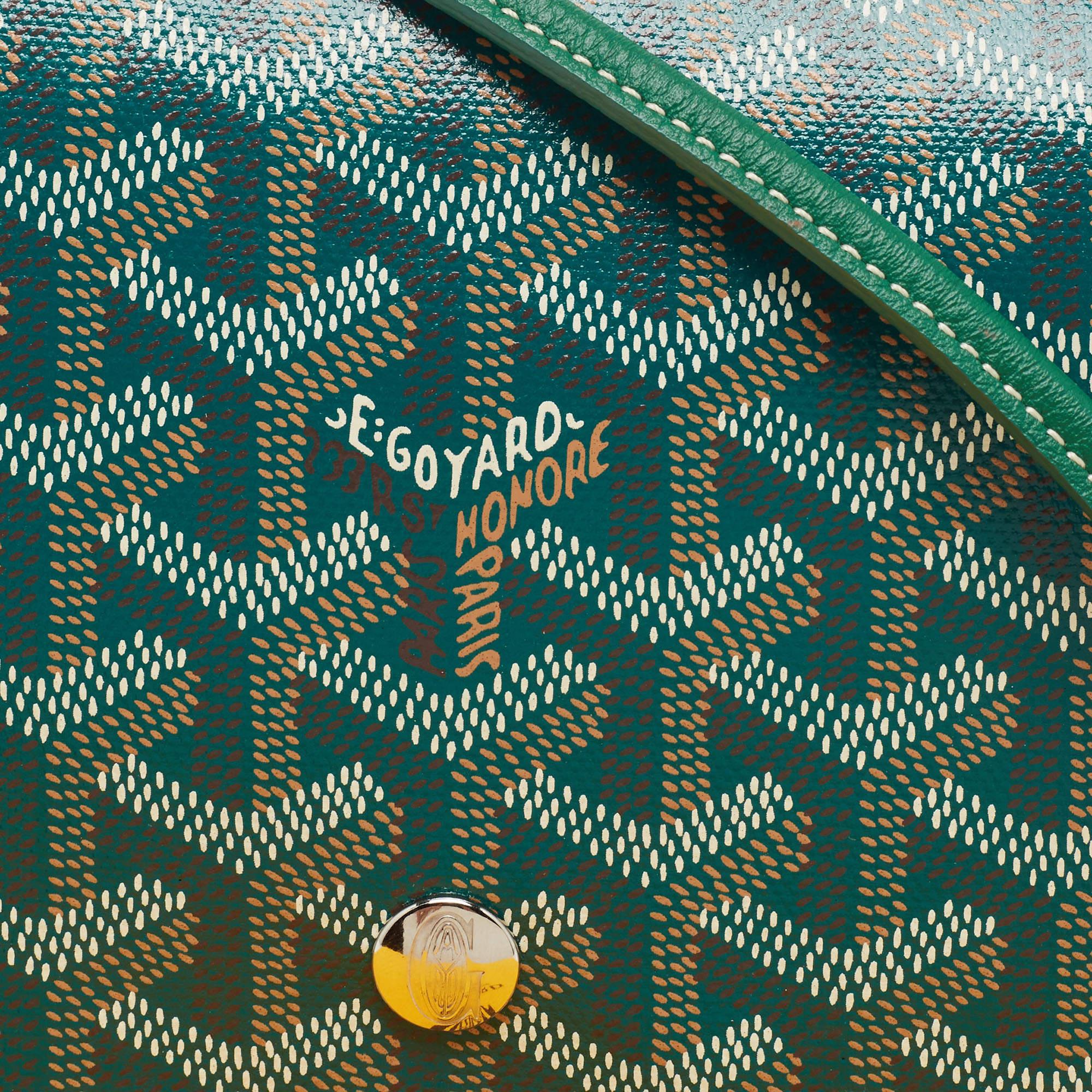 Goyard Green Goyardine Coated Canvas Plumet Crossbody Bag 2