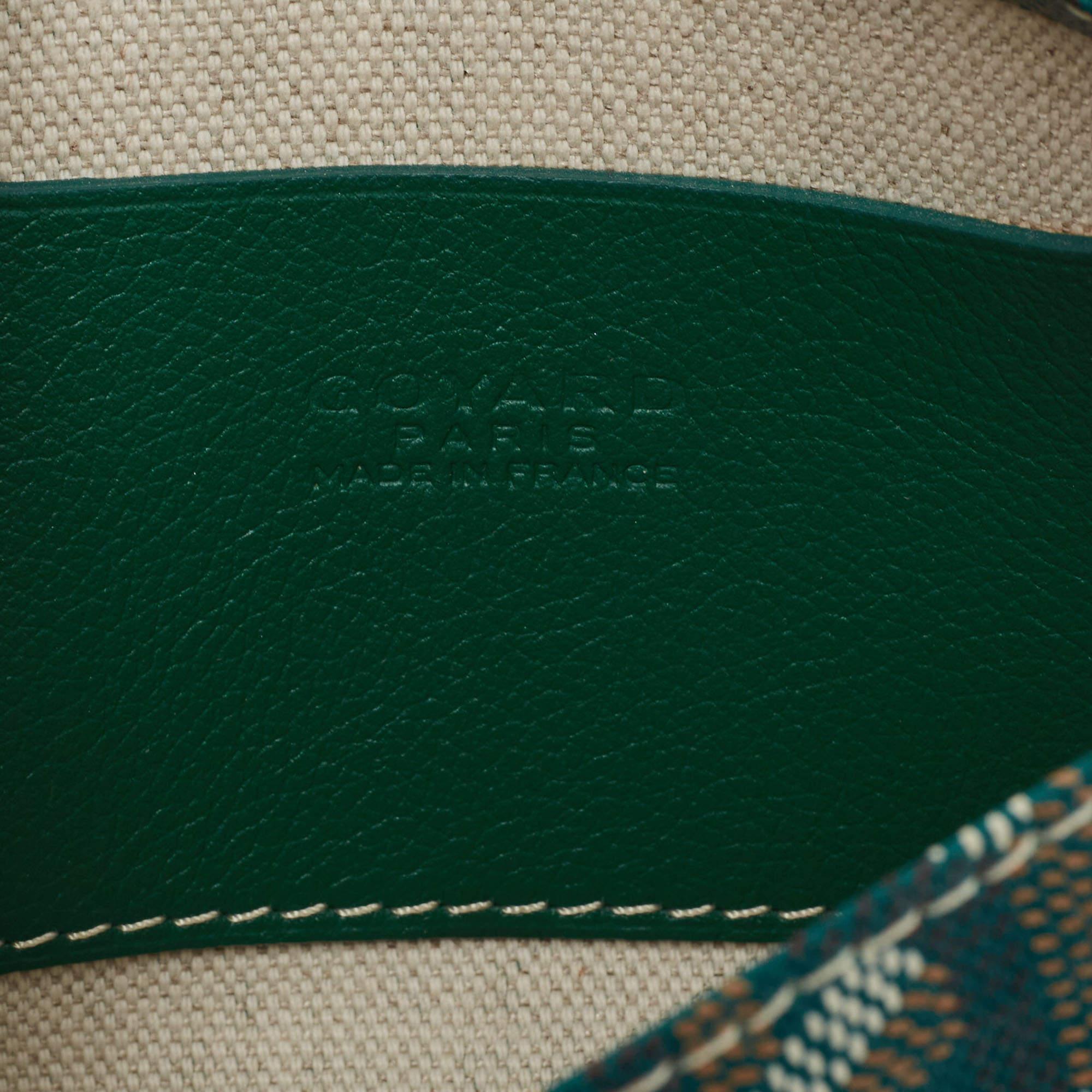 Goyard Green Goyardine Coated Canvas Plumet Crossbody Bag 5