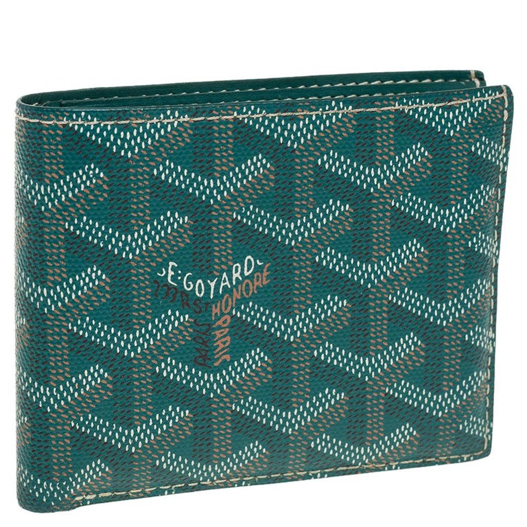 Goyard Green Coated Canvas Victoire Bifold Wallet - My Luxury Bargain South  Africa