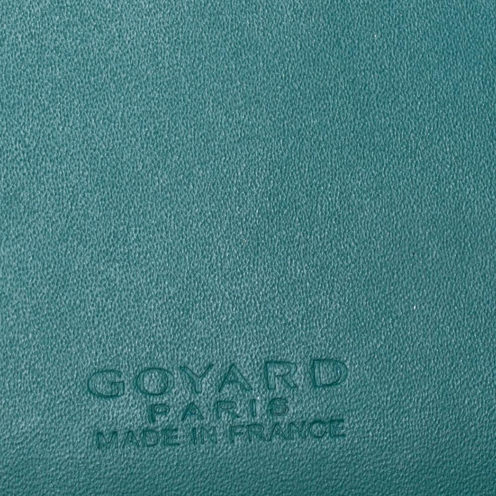 Men's Goyard Green Goyardine Coated Canvas Victoire Bifold Wallet