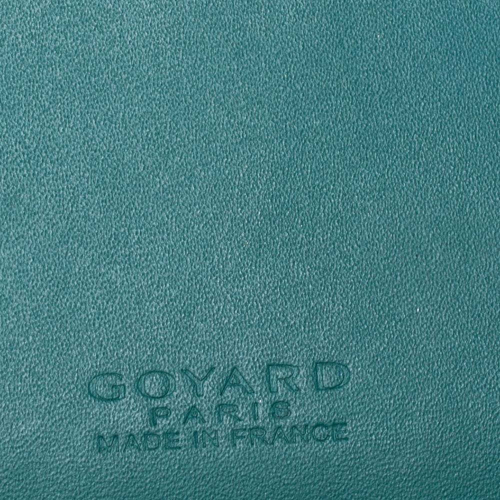 Goyard Grün Goyardine beschichtetem Segeltuch Victoire Bifold Wallet 2