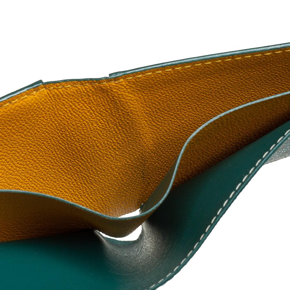 Goyard Grün Goyardine beschichtetem Segeltuch Victoire Bifold Wallet 3