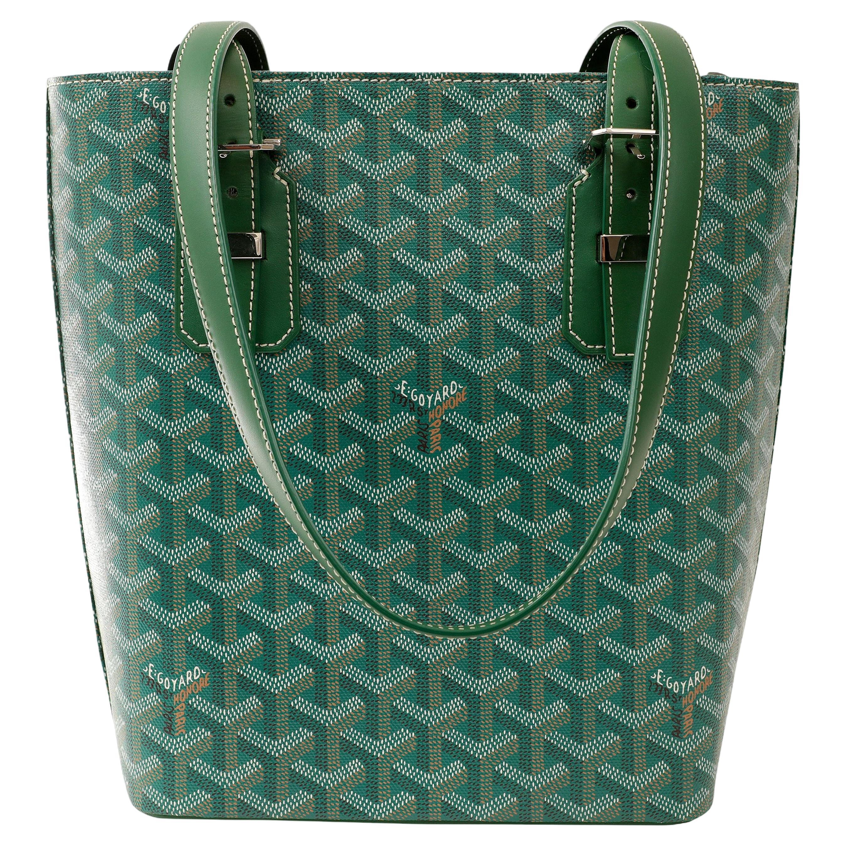 Goyard Green Monogram Mini Tote