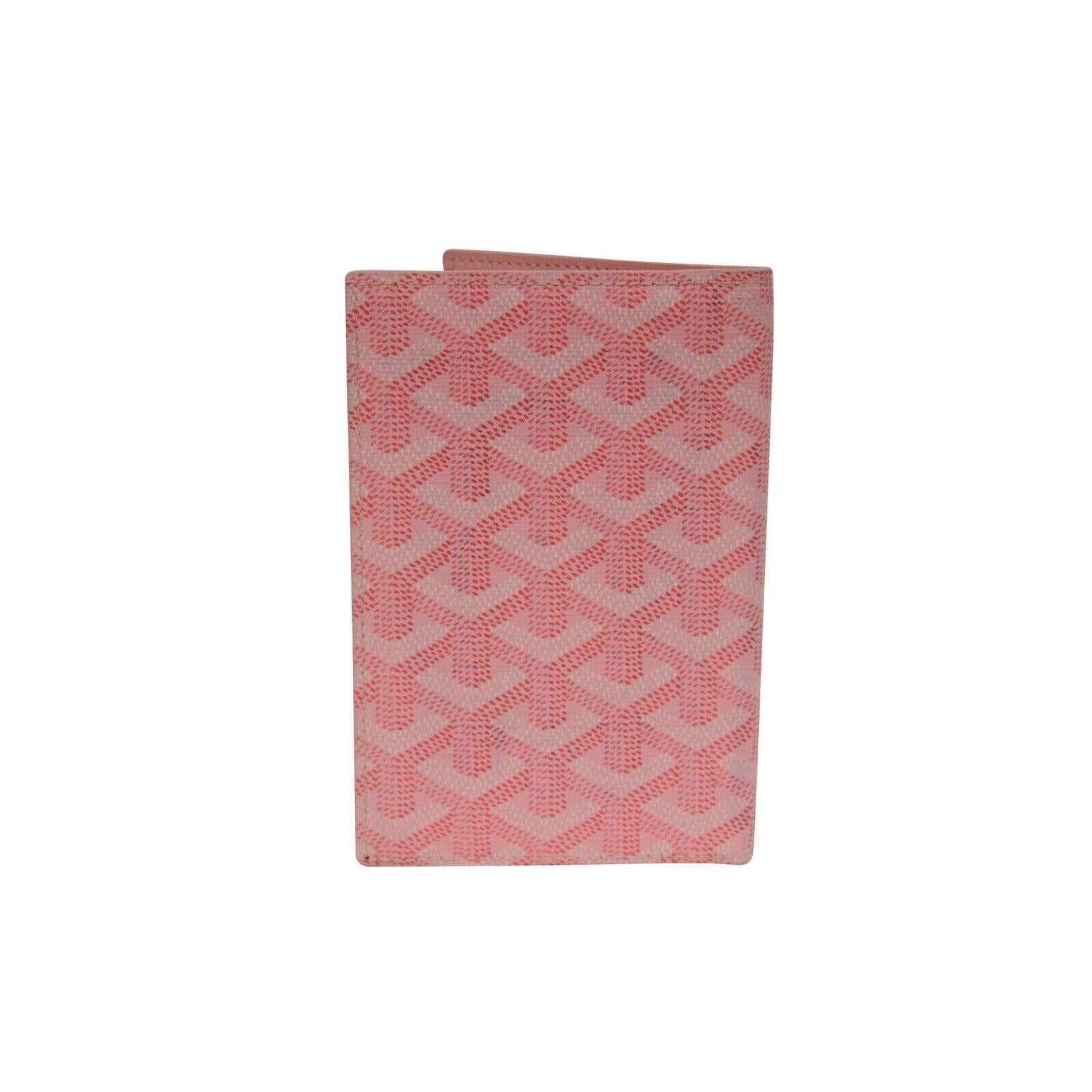 Goyard Grenelle Portapassaporto Rosa Portafoglio da Viaggio Portafoglio Carta d'Identità Porta Soldi File in vendita 1