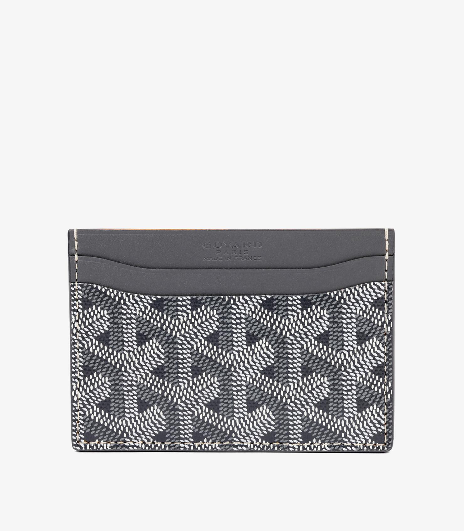 GOYARD Chevron Business Card Holder Black