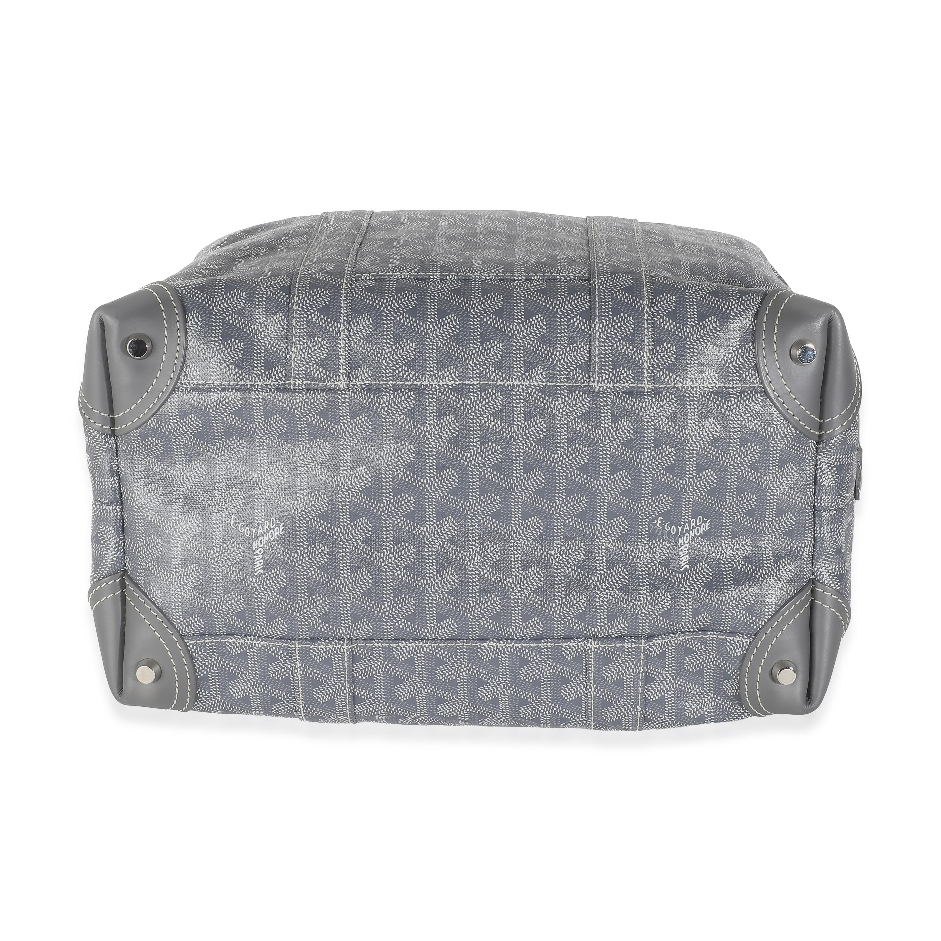 Goyard Grey Goyardine Canvas Boeing 30 2