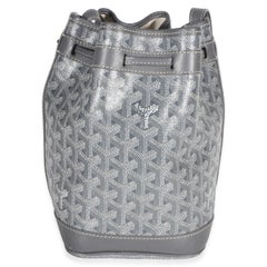 Goyard Grey Goyardine Canvas Petit Flot Bucket Bag