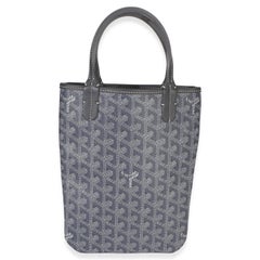 Goyard Grey Goyardine Canvas Poitiers Mini Tote