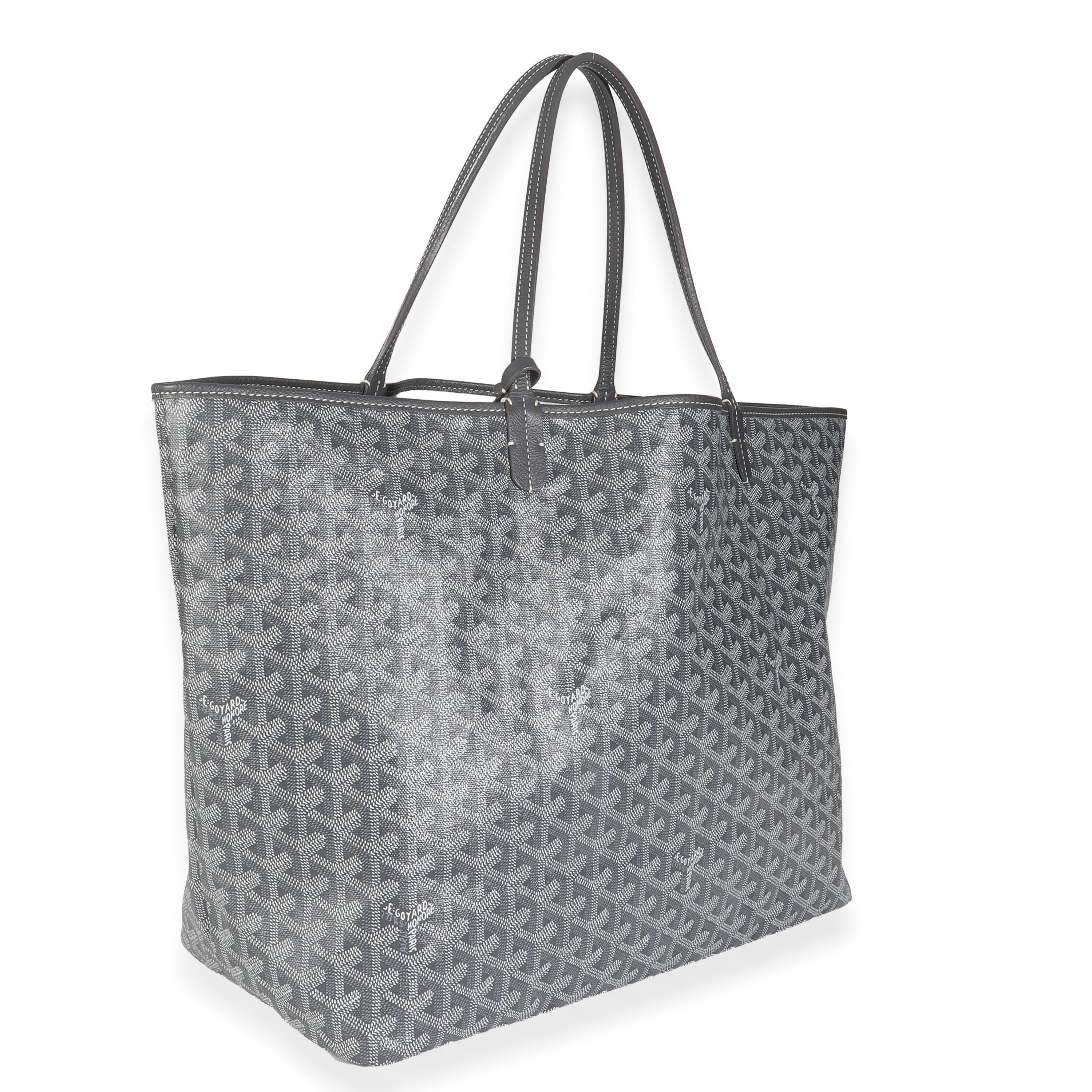 Women's Goyard Grey Goyardine Canvas Saint Louis GM For Sale