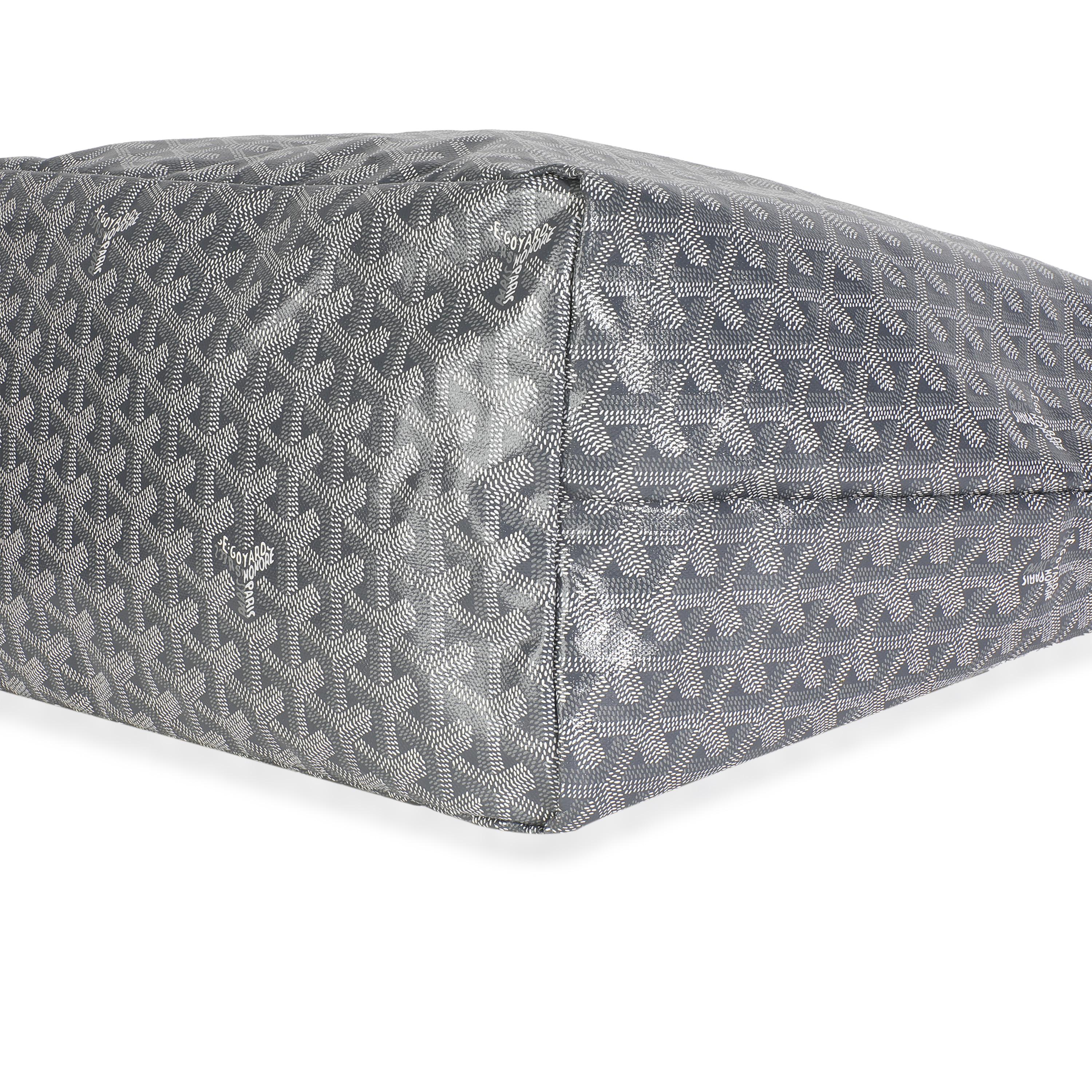 Goyard Gris Goyardine Canvas Saint Louis GM en vente 1