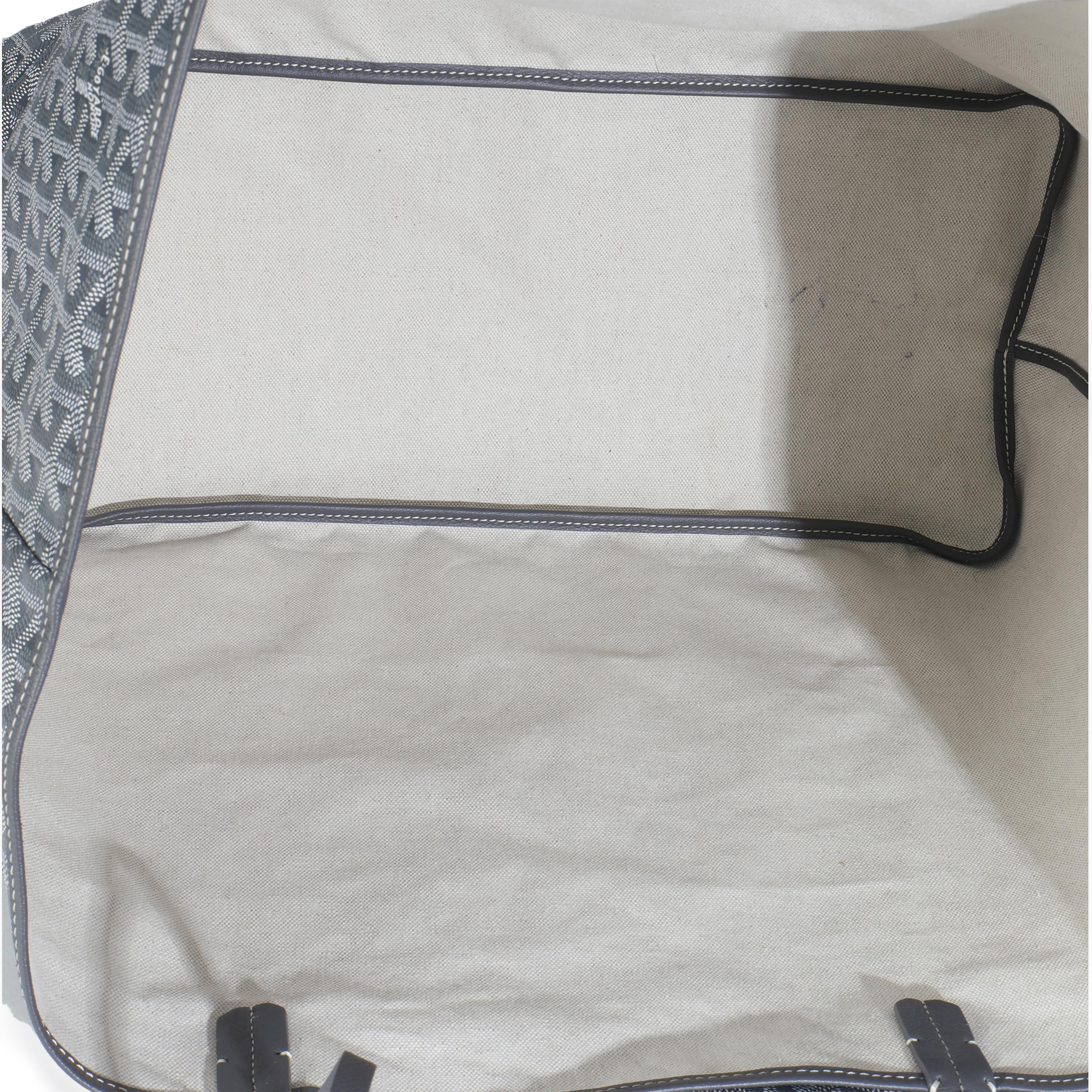 Goyard Gris Goyardine Canvas Saint Louis GM en vente 2