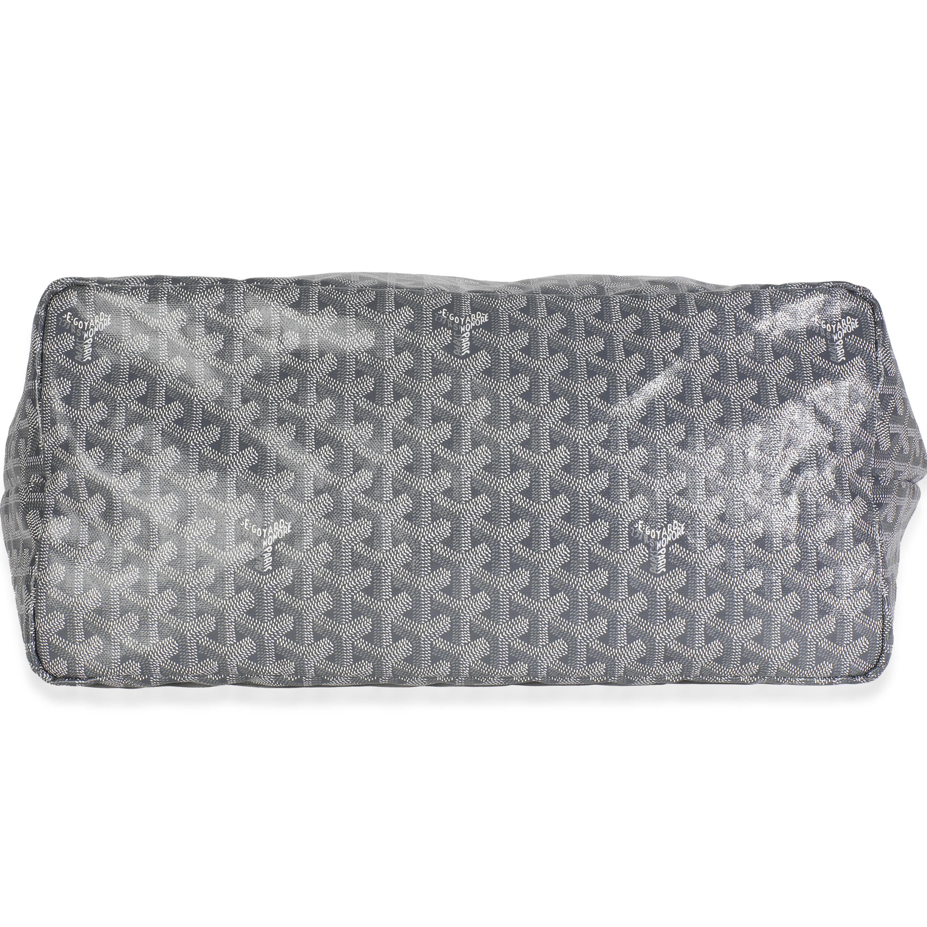 Goyard Gris Goyardine Canvas Saint Louis GM en vente 4