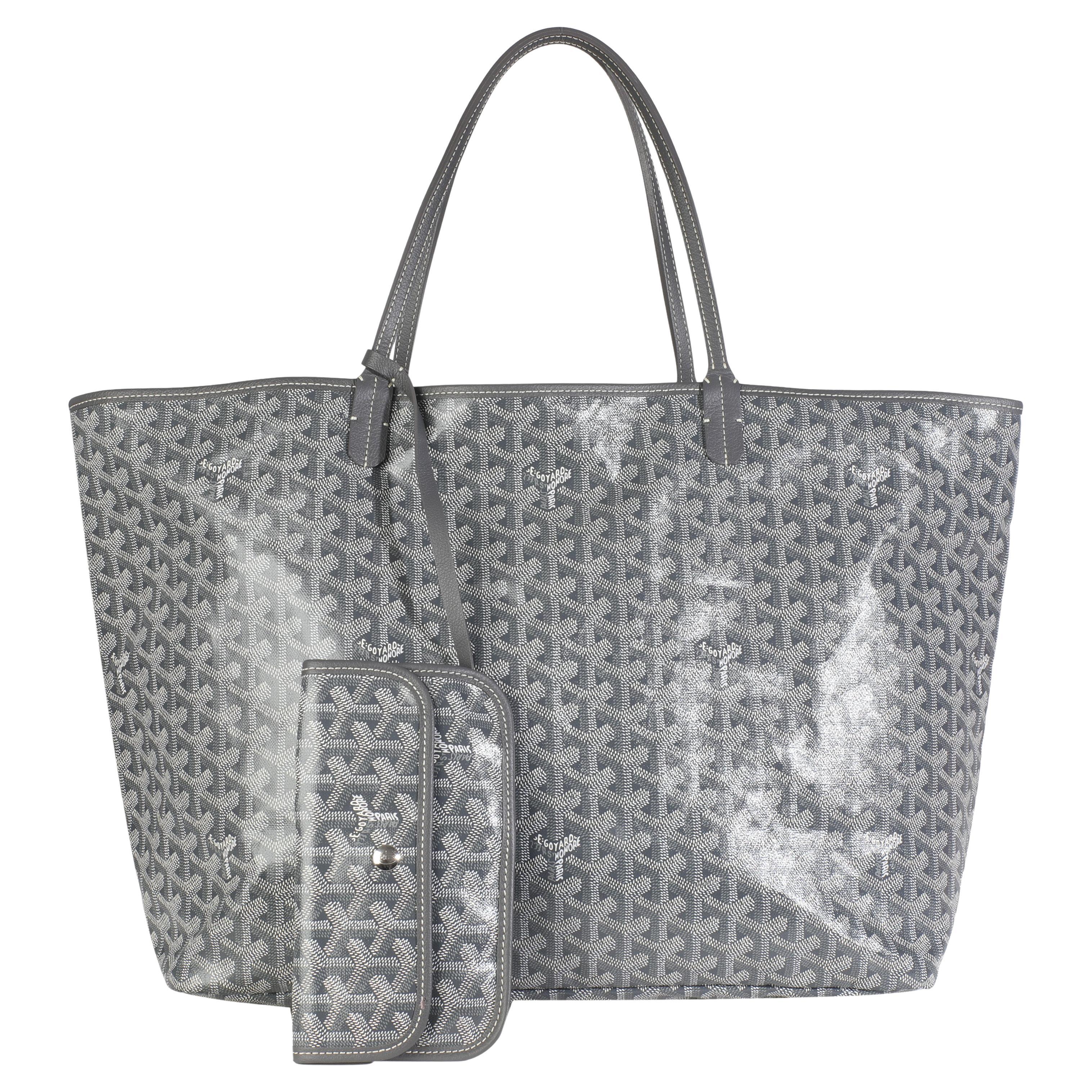 Goyard Grau Goyardine Segeltuch Saint Louis GM