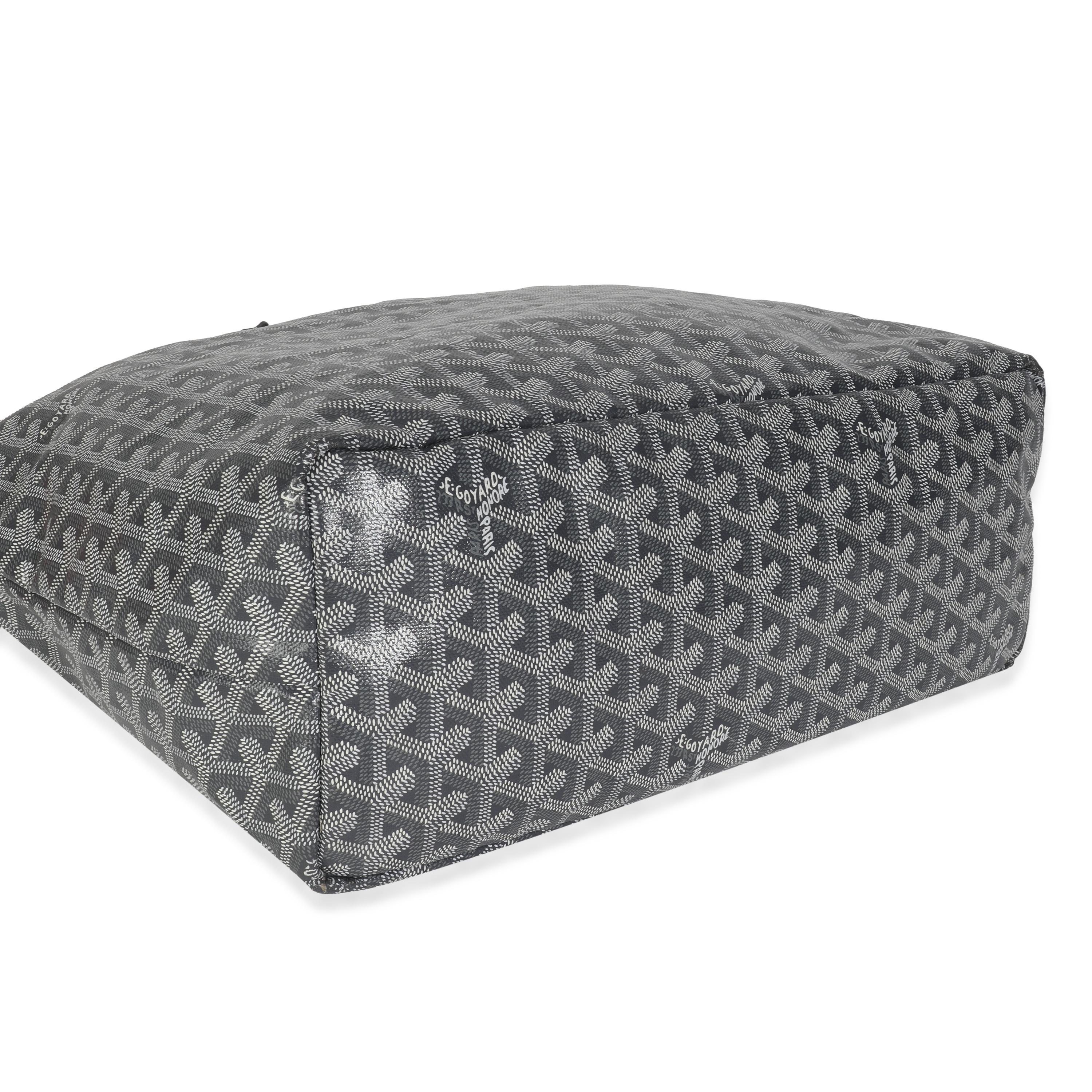 Goyard Grau Goyardine Segeltuch Saint Louis PM Damen im Angebot