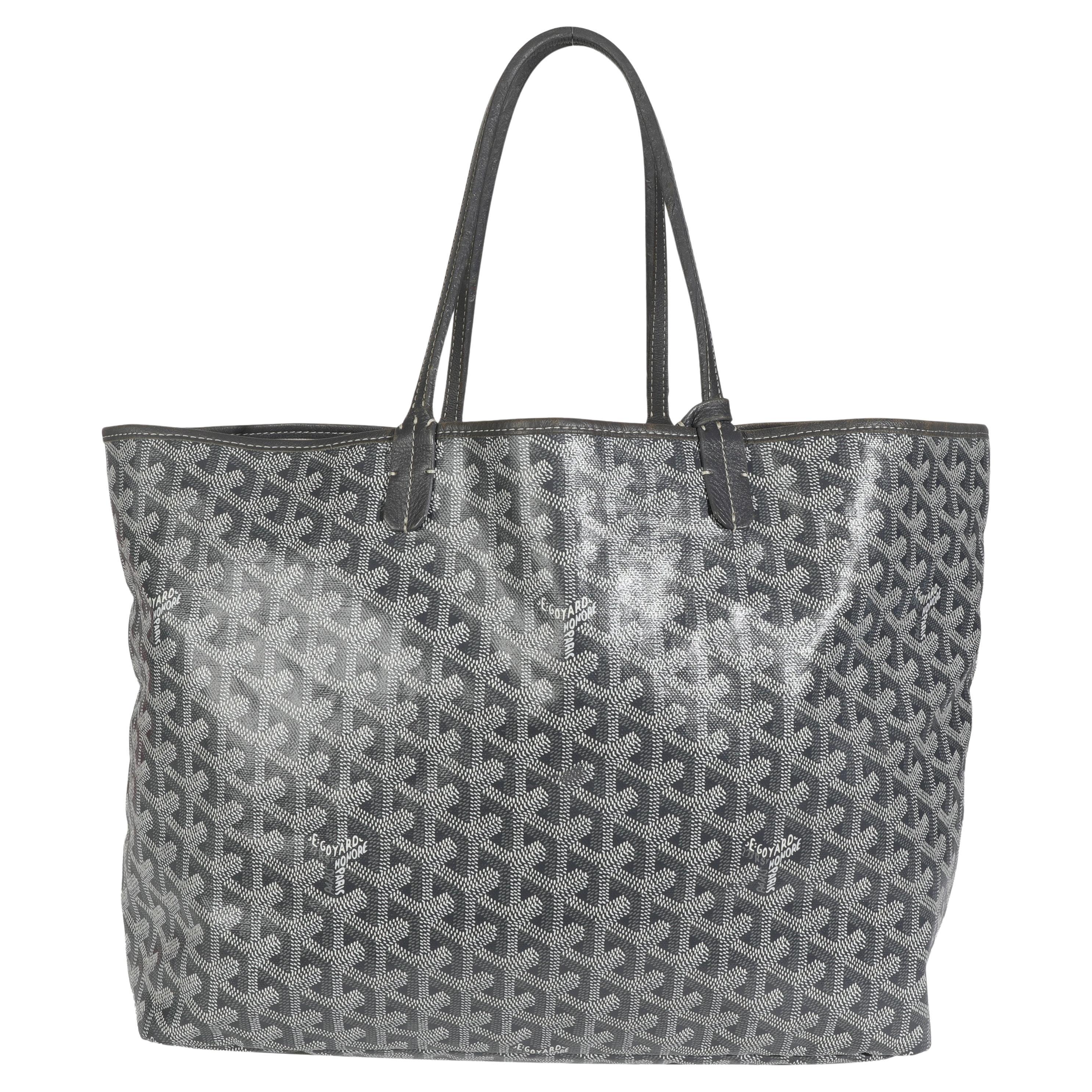 Goyard Grau Goyardine Segeltuch Saint Louis PM