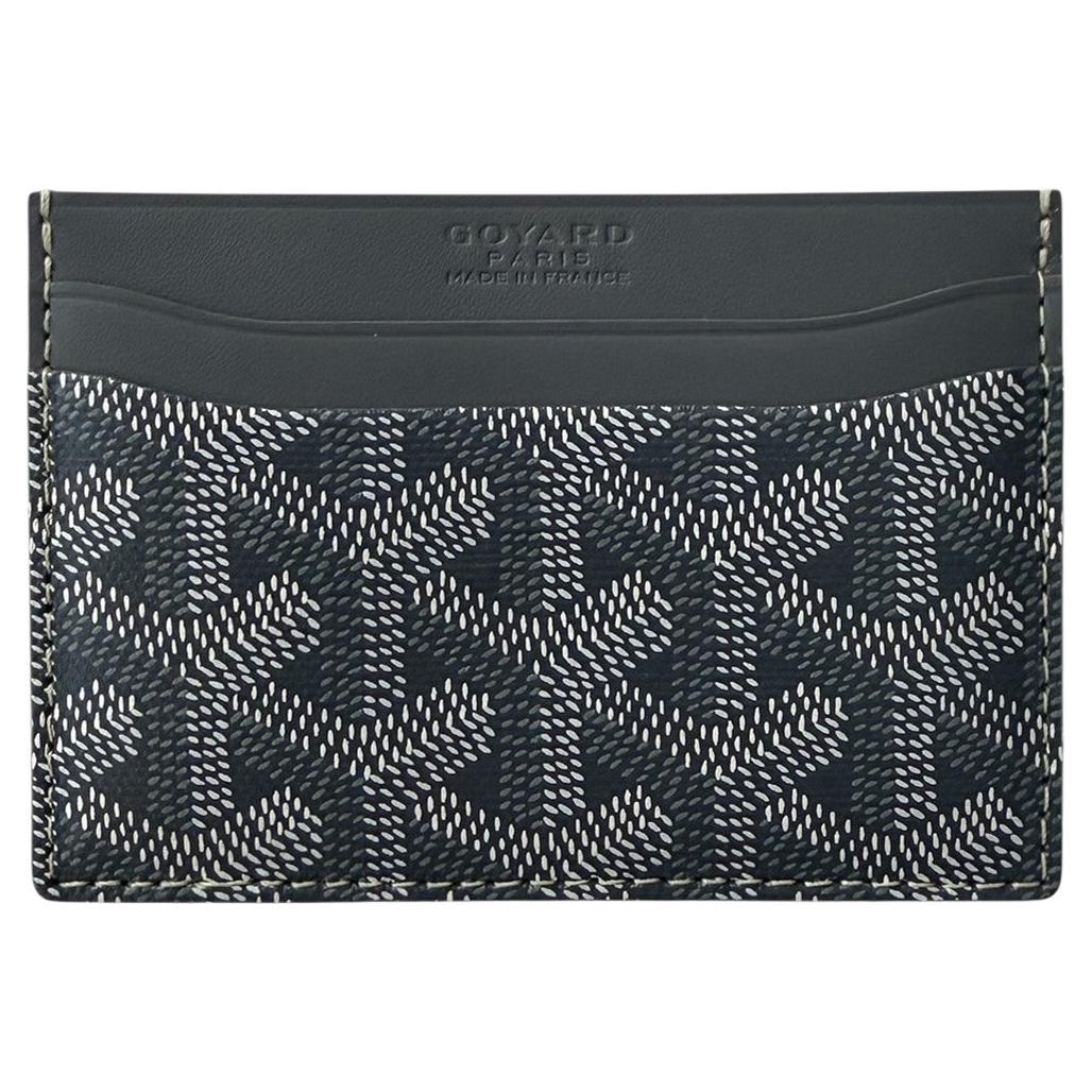 Goyard Grey Goyardine Canvas Saint Sulpice Card Holder