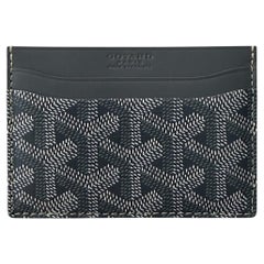 Goyard Grey Goyardine Canvas Saint Sulpice Card Holder
