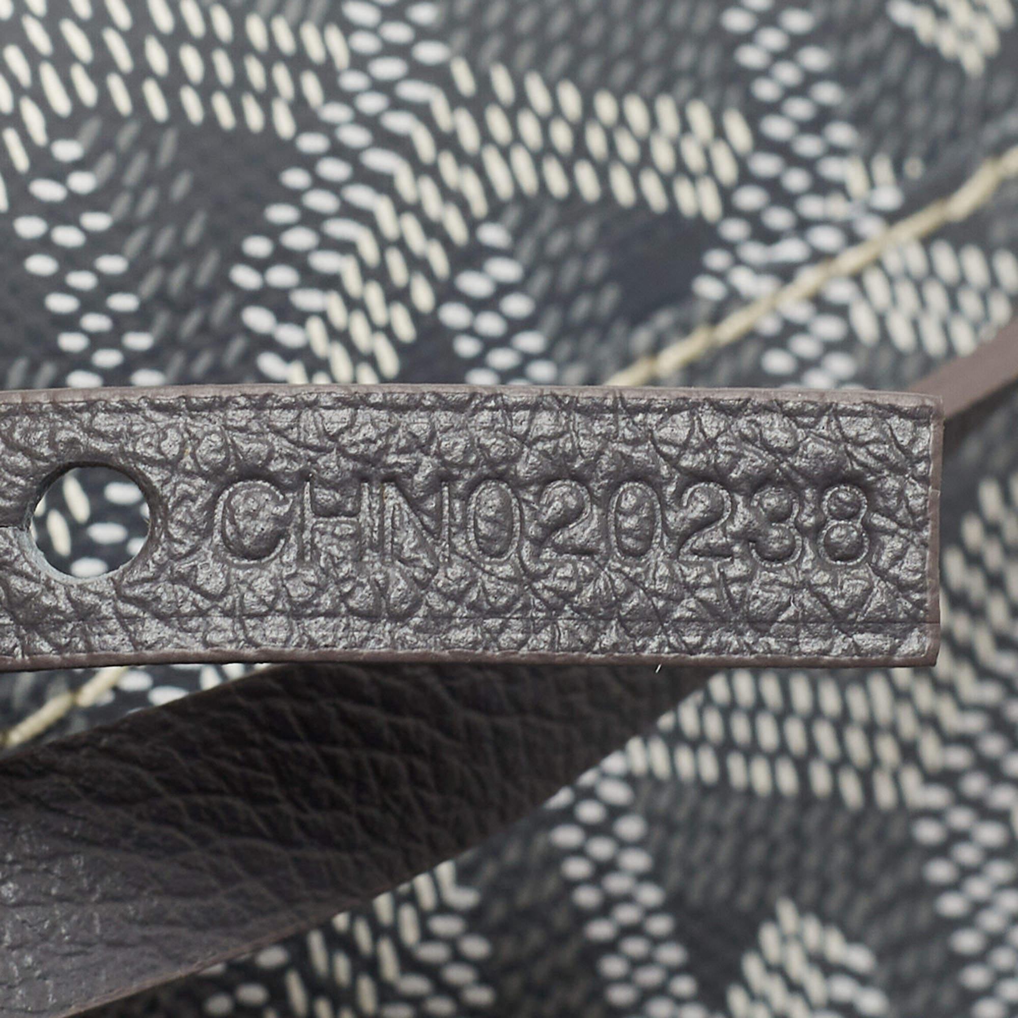 Goyard Tote in tela e pelle Saint Louis PM Grigio Goyard 4