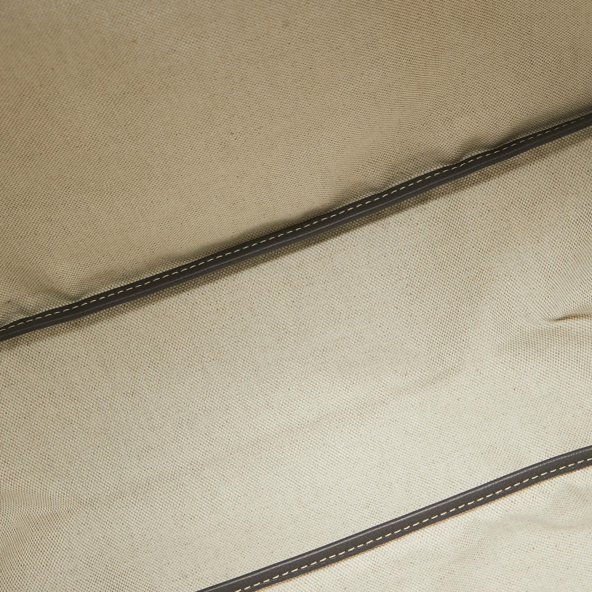 Goyard Fourre-tout en toile et cuir gris Goyardine Saint Louis PM 1