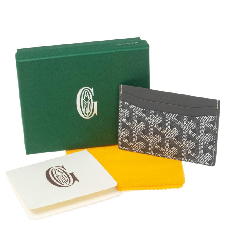 Goyard Grey Goyardine Coated Canvas and Leather Saint Sulpice Card