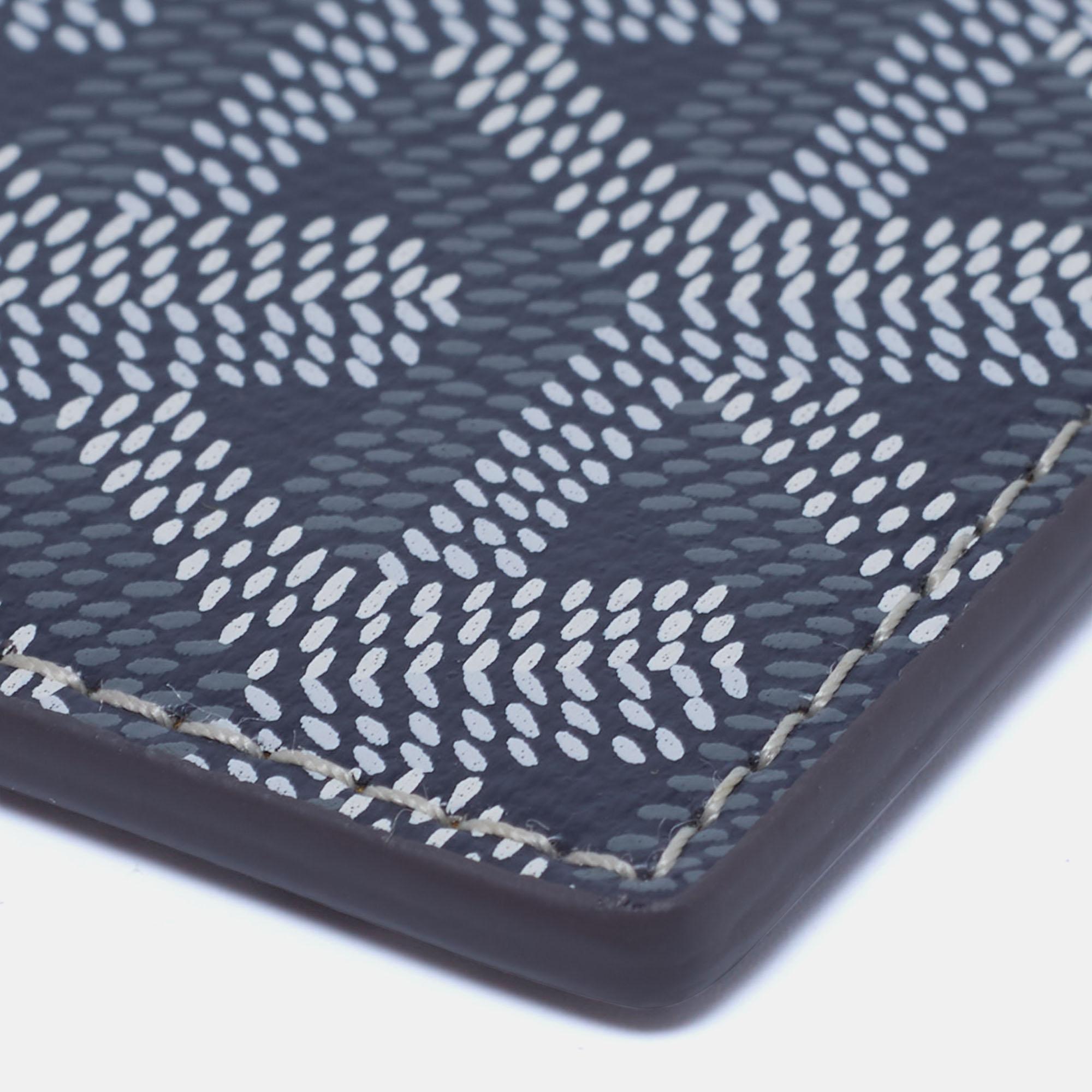 Goyard Grey Goyardine Coated Canvas and Leather Saint Sulpice Card Holder 2