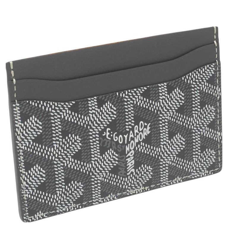 Goyard Grey Goyardine Coated Canvas and Leather Saint Sulpice Card