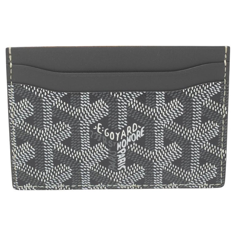 Goyard Grey Goyardine Coated Canvas and Leather Saint Sulpice Card Holder at 1stDibs | how much ...