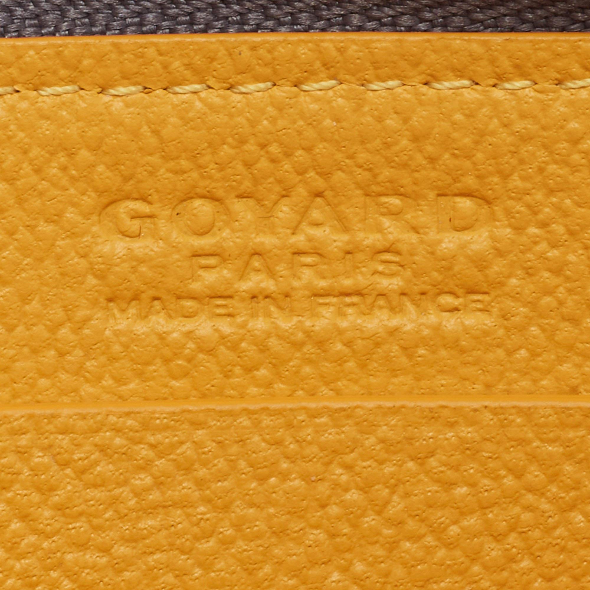 Goyard Grau Goyardine beschichtetem Segeltuch Münze Geldbeutel 3