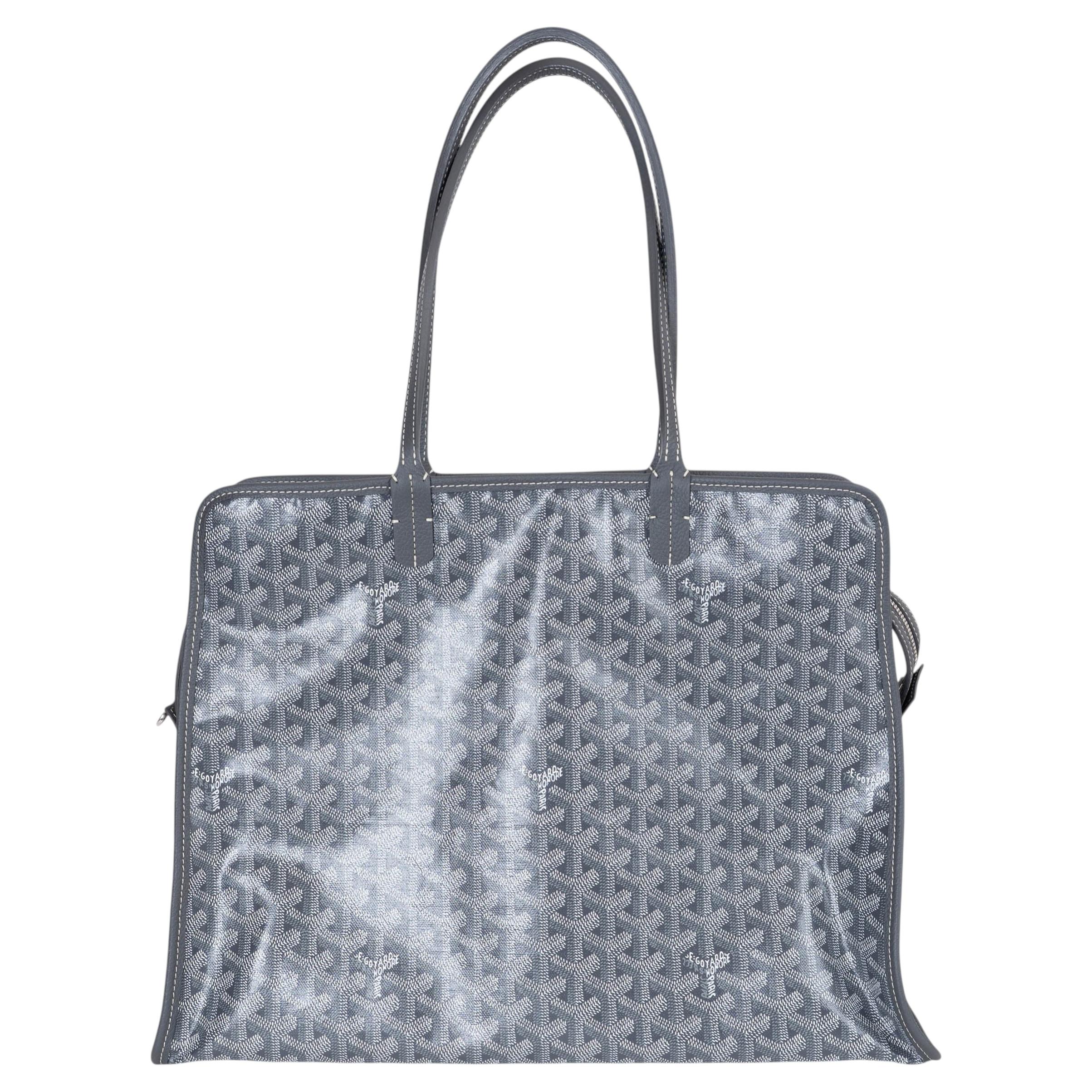 GOYARD grey Goyardine & leather HARDY PM Bag For Sale