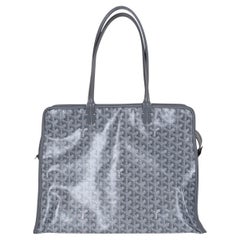 GOYARD grey Goyardine & leather HARDY PM Bag