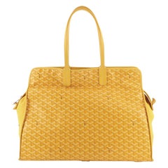 Goyard Green Goyardine Canvas Sac Hardy Pet Carrier PM at 1stDibs