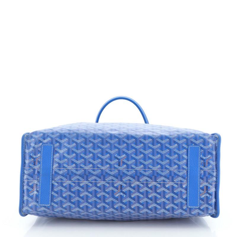 Blue Goyard Hardy Pet Carrier Coated Canvas PM